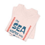 Nautical Quote Shirt Oscar Wilde The Sea (Unisex Jersey Short Sleeve Tee By Seashell Mart And Emporium) - 6 colors