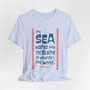 Nautical Quote Shirt Oscar Wilde The Sea (Unisex Jersey Short Sleeve Tee By Seashell Mart And Emporium) - 6 colors
