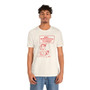 Beach is Calling Shirt Funny Quote Red Line Graphic (Unisex Jersey Short Sleeve Tee By Seashell Mart And Emporium) - 6 colors