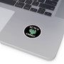 Don't Fear The Coral Round Sticker (Premium Vinyl Beach Sticker By Seashell Mart And Emporium) - 5 sizes