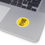 Think Tiki Mask Round Sticker (Premium Vinyl Beach Sticker By Seashell Mart And Emporium) - 5 sizes