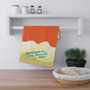 Headin Back to the Beach Wave Pattern Poly or Cotton Tea Towel (18x30 inch Poly or Cotton Tea Towel by Seashell Mart & Emporium)