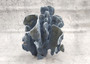 Blue Ridge Coral Cluster Heliopora Coerulea (1 coral 9.5L x 6D x 7H inches) Great Blue coral cluster for coastal home decor or display!