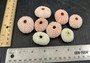 Pink Sea Urchins Echinometra Mathaei (5 urchins approx. 1+ inches) Natural Urchin Shell for display & collecting!
