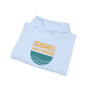 2 Tone Logo Hoodie Seashell Mart & Emporium (Unisex Heavy Blend Hooded Sweatshirt By Seashell Mart And Emporium) - 4 colors