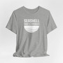 White Logo Shirt Seashell Mart & Emporium (Unisex Jersey Short Sleeve Tee By Seashell Mart And Emporium) - 5 colors