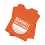 White Logo Shirt Seashell Mart & Emporium (Unisex Jersey Short Sleeve Tee By Seashell Mart And Emporium) - 5 colors