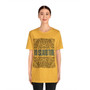 On Island Time Tiki Style Shirt Navy and Brown (Unisex Jersey Short Sleeve Tee By Seashell Mart And Emporium) - 5 colors