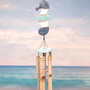 Hanging Bamboo Blue Seahorse Windchime (1 Chime approx. 34 x 3.5 inches) Seahorse Bamboo Wind Chime brings beachside charm to any home!