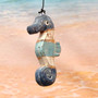 Hanging Bamboo Blue Seahorse Windchime (1 Chime approx. 34 x 3.5 inches) Seahorse Bamboo Wind Chime brings beachside charm to any home!