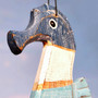 Hanging Bamboo Blue Seahorse Windchime (1 Chime approx. 34 x 3.5 inches) Seahorse Bamboo Wind Chime brings beachside charm to any home!