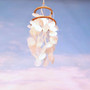 White Capiz Shell Wind Chime Chandelier (1 chime approx. 10 x 4 inches) Natural White Capiz Shell Wind Chime for coastal home décor! Copyright 2026 SeaShellSupply.com.