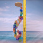 Rainbow Spiral Round Cut Capiz Wind Chime (1 chime approx. 25 x 5 inches) Colorful Capiz Shell Wind Chime adding coastal charm to any home! Copyright 2026 SeaShellSupply.com.