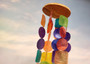 Rainbow Capiz Shell Wind Chime (1 chime approx. 21 x 5.5 inches) Colorful Capiz Shell Wind Chime adding beachside charm to any home or space! Copyright 2025 SeaShellSupply.com.