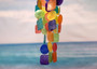 Rainbow Capiz Shell Wind Chime (1 chime approx. 21 x 5.5 inches) Colorful Capiz Shell Wind Chime adding beachside charm to any home or space! Copyright 2025 SeaShellSupply.com.