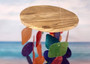 Rainbow Capiz Shell Wind Chime (1 chime approx. 21 x 5.5 inches) Colorful Capiz Shell Wind Chime adding beachside charm to any home or space! Copyright 2025 SeaShellSupply.com.
