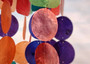 Rainbow Capiz Shell Wind Chime (1 chime approx. 21 x 5.5 inches) Colorful Capiz Shell Wind Chime adding beachside charm to any home or space! Copyright 2025 SeaShellSupply.com.
