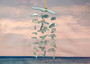 Ocean Blue Starfish Beach Glass Wind Chime Chandelier (1 chime approx. 8 x 4 inches) Starfish Seaglass Wind Chime for coastal home décor! Copyright 2025 SeaShellSupply.com.