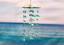 Green Starfish Hanging Beach Glass Wind Chime (1 chime approx. 10 x 5 inches) Green Starfish Seaglass Wind Chime for coastal home décor! Copyright 2025 SeaShellSupply.com.