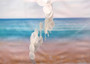 Circle White Spiral Stairway Capiz Shell WInd Chime (1 Chime approx. 31 x 5.5 inches) White Spiral Chime brings beachside charm to any home! Copyright 2025 SeaShellSupply.com.