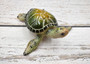 Green Sea Turtle Figurine Painted Resin (1 turtle approx. 6.5 inches long) Green Painted Resin Sea Turtle Figure for coastal home décor! Copyright 2025 SeaShellSupply.com.