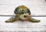 Green Sea Turtle Figurine Painted Resin (1 turtle approx. 6.5 inches long) Green Painted Resin Sea Turtle Figure for coastal home décor! Copyright 2025 SeaShellSupply.com.