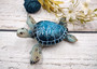 Blue Sea Turtle Figurine Painted Resin (1 turtle approx. 5.75+ inches long) Blue Painted Resin Sea Turtle Figure for coastal home decor! Copyright 2025 SeaShellSupply.com. Blue Sea Turtle Figurine Painted Resin (1 turtle approx. 5.75+ inches long) Blue Painted Resin Sea Turtle Figure for coastal home decor! Copyright 2025 SeaShellSupply.com.