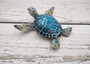 Blue Sea Turtle Figurine Painted Resin (1 turtle approx. 5.75+ inches long) Blue Painted Resin Sea Turtle Figure for coastal home decor! Blue Sea Turtle Figurine Painted Resin (1 turtle approx. 5.75+ inches long) Blue Painted Resin Sea Turtle Figure for coastal home decor!