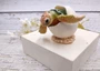 Green Baby Sea Turtle Hatching Figure (1 turtle approx. 3+ inches) Green Painted Resin Baby Turtle Egg Figure for coastal home décor!