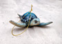 Blue Resin Sea Turtle Christmas Ornament (1 turtle approx. 4+ inches) Blue Resin Sea Turtle Figure for holiday decor & celebrations! Copyright 2025 SeaShellSupply.com.