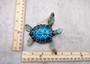 Blue Resin Sea Turtle Christmas Ornament (1 turtle approx. 4+ inches) Blue Resin Sea Turtle Figure for holiday decor & celebrations! Copyright 2025 SeaShellSupply.com.