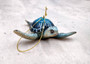 Blue Resin Sea Turtle Christmas Ornament (1 turtle approx. 4+ inches) Blue Resin Sea Turtle Figure for holiday decor & celebrations! Copyright 2025 SeaShellSupply.com.