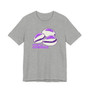 Purple Cowrie Shell Unisex Tee— Multiple Colors, Casual Summer Vibe, Beachwear, Gift for Seashell Lovers, Fun Graphic Tee
