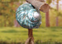Hanging Nautical Garland Green Glass Float Sea Turtle Shells (1 Garland approx. 20 x 6 inches) Shells Float Turtle Mobile for beachy décor!