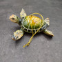 Green Resin Sea Turtle Christmas Ornament (1 turtle approx. 4+ inches) Green Resin Sea Turtle Figure for holiday decor & celebrations! Copyright 2025 SeaShellSupply.com.