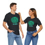 Blue and Green Sea Urchin Shell Unisex Short Sleeve Tee (Several Colors, Ocean Lover Gift, Beachwear, Eco-friendly Fashion, Summer Shirt, Casual Weekend Wear)