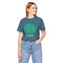 Blue and Green Sea Urchin Shell Unisex Short Sleeve Tee (Several Colors, Ocean Lover Gift, Beachwear, Eco-friendly Fashion, Summer Shirt, Casual Weekend Wear)
