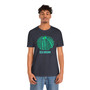 Blue and Green Sea Urchin Shell Unisex Short Sleeve Tee (Several Colors, Ocean Lover Gift, Beachwear, Eco-friendly Fashion, Summer Shirt, Casual Weekend Wear)