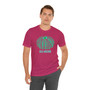 Blue and Green Sea Urchin Shell Unisex Short Sleeve Tee (Several Colors, Ocean Lover Gift, Beachwear, Eco-friendly Fashion, Summer Shirt, Casual Weekend Wear)