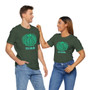 Blue and Green Sea Urchin Shell Unisex Short Sleeve Tee (Several Colors, Ocean Lover Gift, Beachwear, Eco-friendly Fashion, Summer Shirt, Casual Weekend Wear)