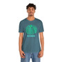 Blue and Green Sea Urchin Shell Unisex Short Sleeve Tee (Several Colors, Ocean Lover Gift, Beachwear, Eco-friendly Fashion, Summer Shirt, Casual Weekend Wear)