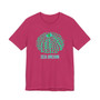 Blue and Green Sea Urchin Shell Unisex Short Sleeve Tee (Several Colors, Ocean Lover Gift, Beachwear, Eco-friendly Fashion, Summer Shirt, Casual Weekend Wear)