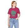 Blue and Green Sea Urchin Shell Unisex Short Sleeve Tee (Several Colors, Ocean Lover Gift, Beachwear, Eco-friendly Fashion, Summer Shirt, Casual Weekend Wear)