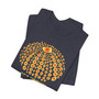 Red and Yellow Sea Urchin Shell Graphic Tee (Seashell Lover Shirt, Marine Life Tee, Summer T-Shirt, Beach Outfit, Gift for Seashell Enthusiasts) - 4 Colors