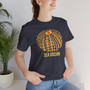 Red and Yellow Sea Urchin Shell Graphic Tee (Seashell Lover Shirt, Marine Life Tee, Summer T-Shirt, Beach Outfit, Gift for Seashell Enthusiasts) - 4 Colors