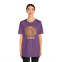 Red and Yellow Sea Urchin Shell Graphic Tee (Seashell Lover Shirt, Marine Life Tee, Summer T-Shirt, Beach Outfit, Gift for Seashell Enthusiasts) - 4 Colors