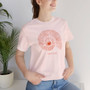 Red Nautilus Line Art Tee Unisex Nautilus Shirt (Nautilus Shell Shirt, Seashell Lover Gift, Beach Vibes T-Shirt, Coastal Tee) - 5 Colors