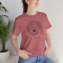 Black Nautilus Graphic Tee (Nutilus Shell Shirt, Comfortable Beach Wear, Gift for Shell Enthusiasts, Seashell Apparel, Eco-friendly Fashion) - 6 Color