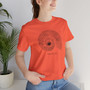 Black Nautilus Graphic Tee (Nutilus Shell Shirt, Comfortable Beach Wear, Gift for Shell Enthusiasts, Seashell Apparel, Eco-friendly Fashion) - 6 Color
