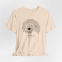 Black Nautilus Graphic Tee (Nutilus Shell Shirt, Comfortable Beach Wear, Gift for Shell Enthusiasts, Seashell Apparel, Eco-friendly Fashion) - 6 Color